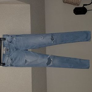 Hollister Torn Knee Distressed Jeans